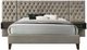 Coaster® Marley Light Brown Queen Upholstered Platform Bed with Headboard Panels -1