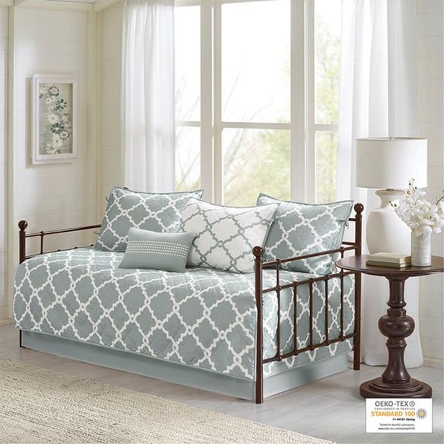 Olliix by Madison Park Essentials Grey Merritt 6 Piece Reversible Daybed Set-0