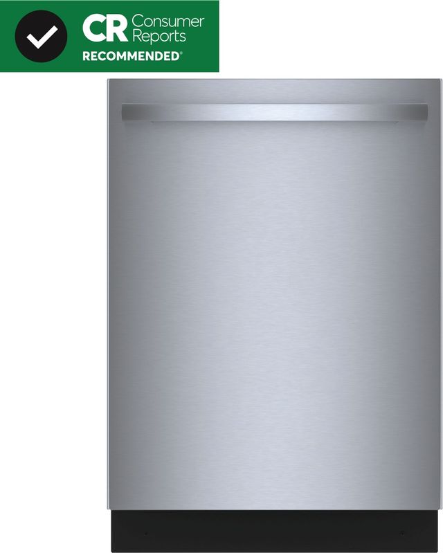 Bosch® 800 Series 24" Stainless Steel Top Control Built In Dishwasher-1