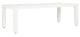 Sunset West Newport Satin White Metal Outdoor Dining Table-0