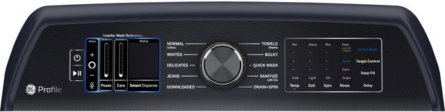GE Profile™ 5.3 Cu. Ft. Royal Sapphire Blue Top Load Washer -3