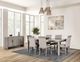 Furniture of America® Gristalt 2-Piece Gray/Stone Gray Dining Side Chair Set-1