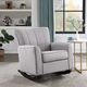 ACME Furniture Denzell Light Gray Accent Rocking Chair-1