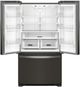 Whirlpool® 36" 20.0 Cu. Ft. Fingerprint Resistant Black Stainless Steel Counter Depth French Door Refrigerator-1