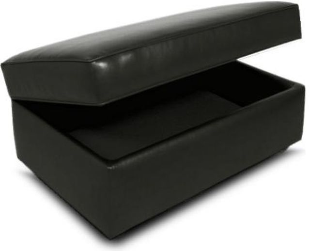 England Furniture Customizable Lachlan Leather Cocktail Ottoman-2