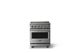 Viking® 5 Series 30" Stainless Steel Pro Style Electric Range with Brushed Brass Trim-0