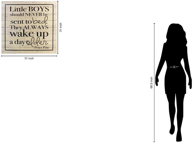 Classy Living Peter Pan Little Boys Quote Wall Art-2