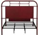 Liberty Furniture Vintage Series Antique Red Full Youth Metal Bed-3