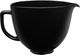 KitchenAid® 5 Quart Black on Black Smooth Ceramic Bowl-0