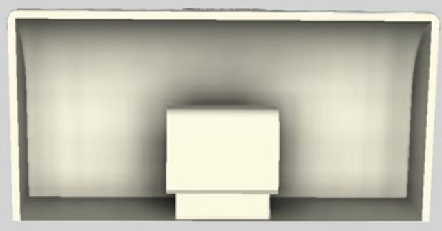 Vent-A-Hood® 42" Biscuit Retro Style Under Cabinet Range Hood-3