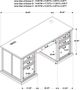 Coaster® Altidore White Executive Home Office Desk-2