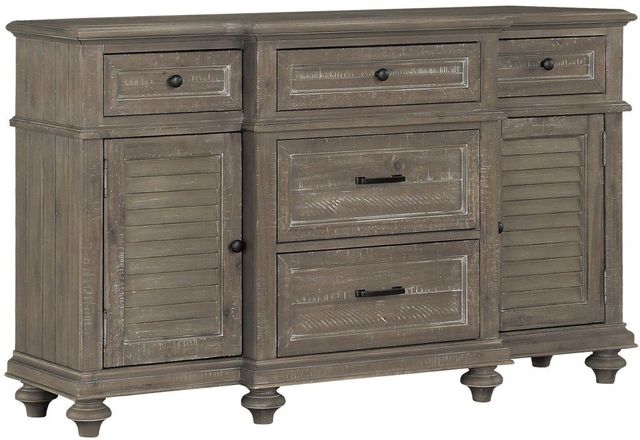 Mazin Furniture Cardano Driftwood Light Brown Buffet-1