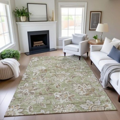 Dalyn™ Rug Company Silk Road SR2 Aloe 5' x 8' Area Rug-4