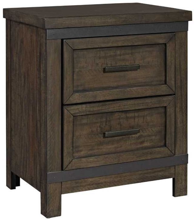 Liberty Furniture Thornwood Hills Rock Beaten Brown Youth Nightstand-0