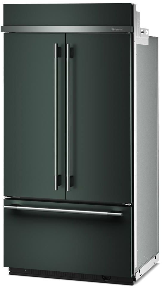 KitchenAid® 42" 24.2 Cu. Ft. Juniper Built In French Door Refrigerator-3