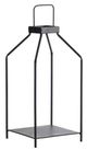 A & B Home 2-Piece Black Outdoor Lantern Set-1