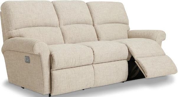 La-Z-Boy® Robin Taupe Power Reclining Sofa with Headrest-1