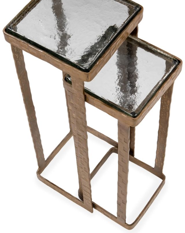 Classic Home Gillian Brass Nesting Table-4