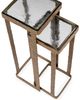 Classic Home Gillian Brass Nesting Table-4