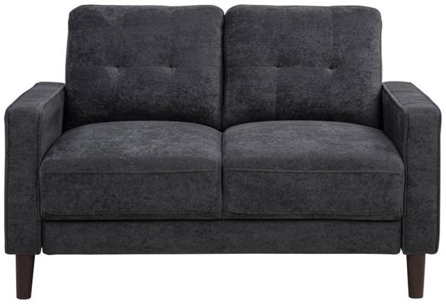 Coaster® Bowen II Steel Gray Upholstered Loveseat-2