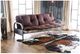 Furniture of America® Aksel Khaki and Brown Futon Mattress-2