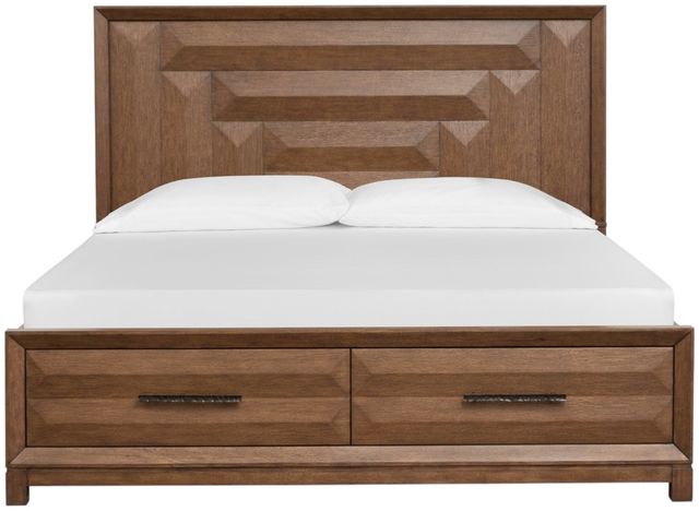 Magnussen Home® Callisto Bourbon Brown California King Panel Storage Bed-3