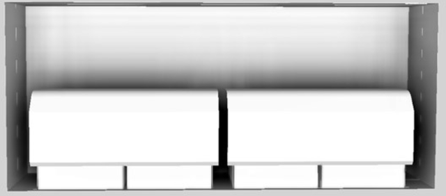 Vent-A-Hood® 48" White Contemporary Wall Mounted Range Hood-3