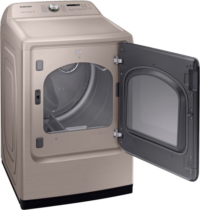 Samsung 7.4 Cu. Ft. Champagne Front Load Gas Dryer-1