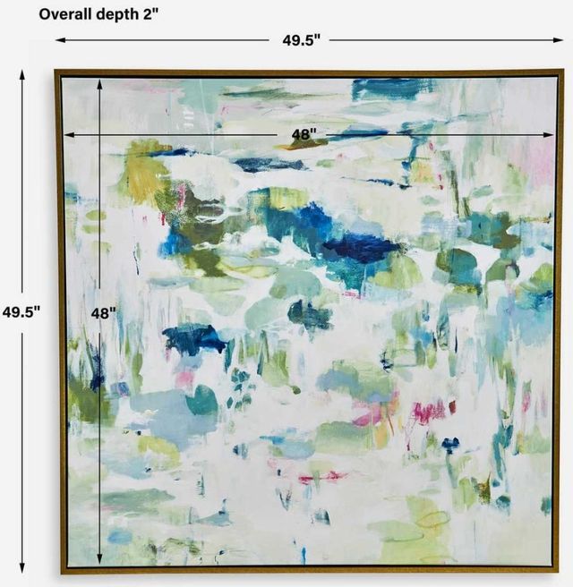 Uttermost® Lisa Ridgers Abstract Reflections Framed Canvas-3