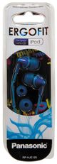Panasonic® ErgoFit Blue In-Ear Earbud Headphones-1