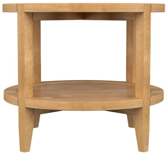 Coaster® Camillo Maple Brown Round End Table-3
