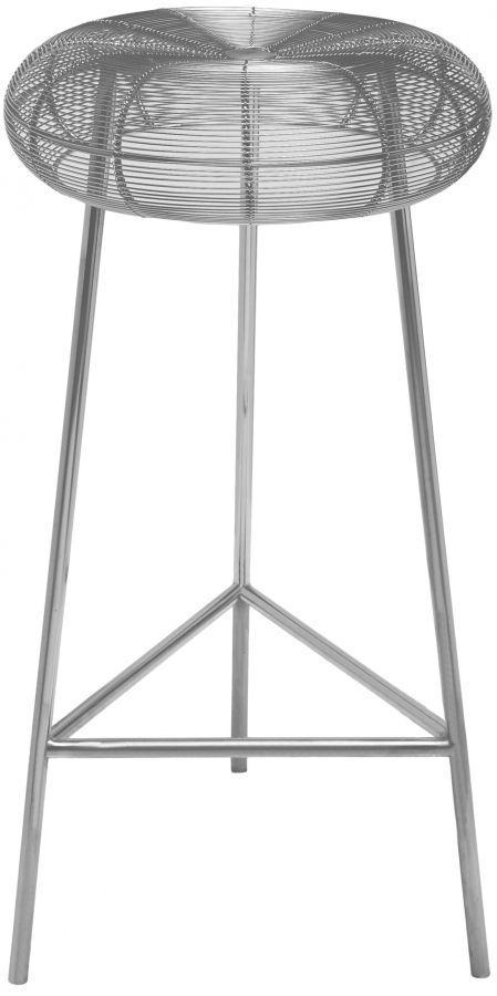 Meridian Furniture Tuscany Silver Bar Stool-1
