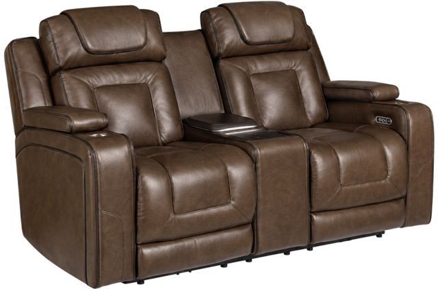 Signature Design by Ashley® Mestrino Hickory Power Reclining Loveseat-0