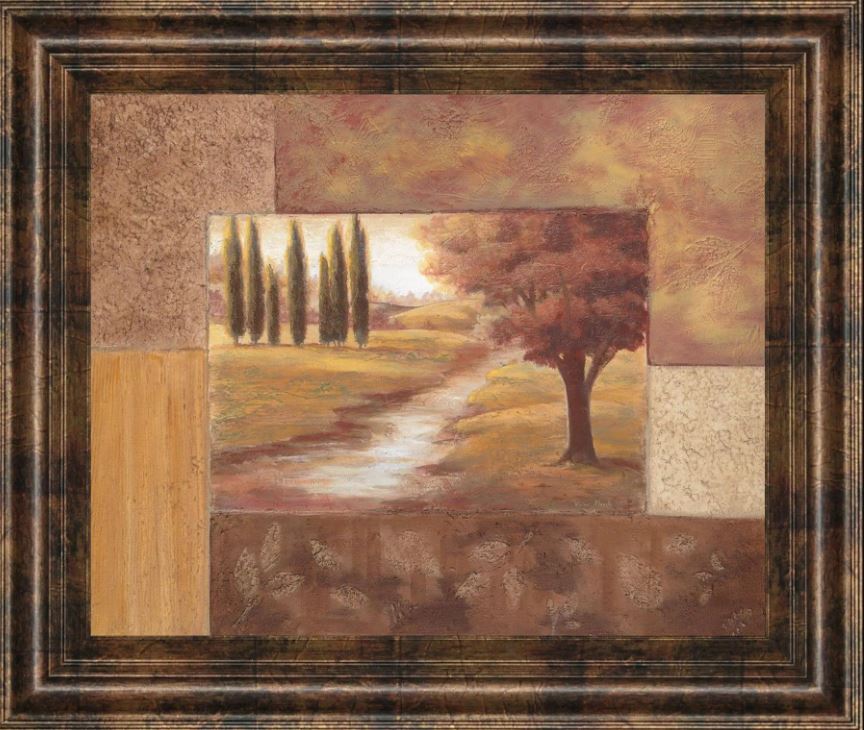 Classy Art Peaceful Stream Il by Vivian Flasch Framed Print Wall