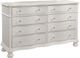 American Woodcrafters 3910 Rodanthe Dove White Dresser-0