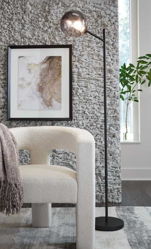 Signature Design by Ashley® Abanson Black Floor Lamp-3
