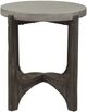 Liberty Furniture Cascade Gray End Table with Wirebrush Rustic Brown Base-3