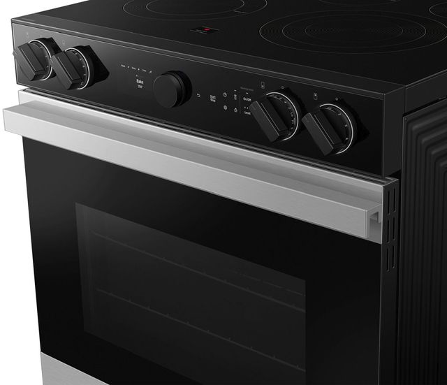 Samsung Bespoke 30" Stainless Steel Slide In Electric Range-5