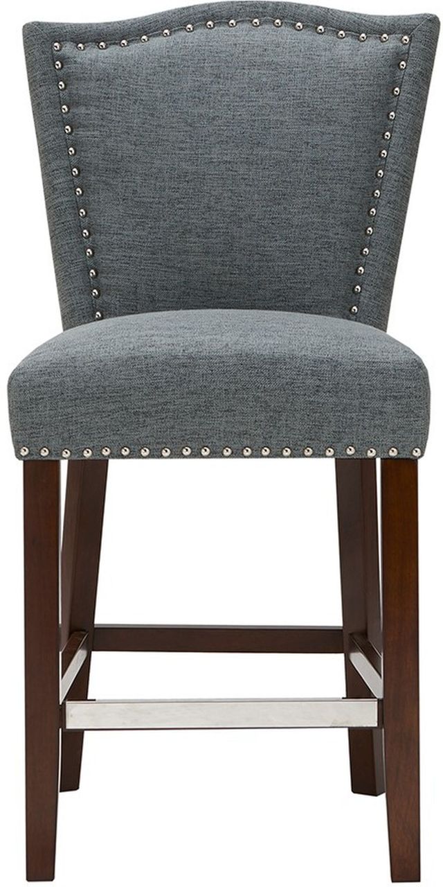 Olliix by Madison Park Blue Nate Counter Stool-1