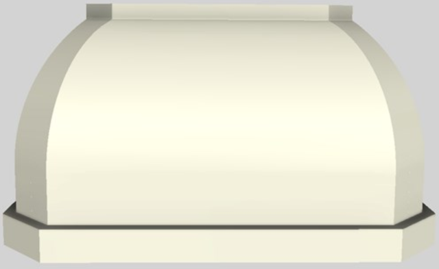 Vent-A-Hood® Designer Series 54" Biscuit Wall Mounted Range Hood-0
