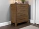 International Furniture Direct Merida Stained Brown Chest-1