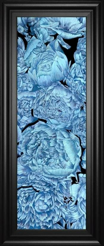 Classy Art Blue Peonies II by Melissa Wang Wall Art-0