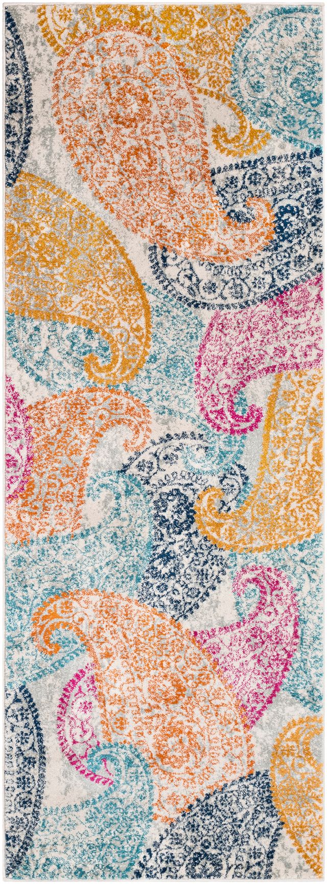 Surya Harput Multi-Color 3'x7' Runner Rug-0