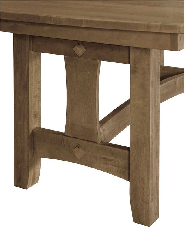 Archbold Furniture Customizable Hawthorne 36" Trestle Table-3