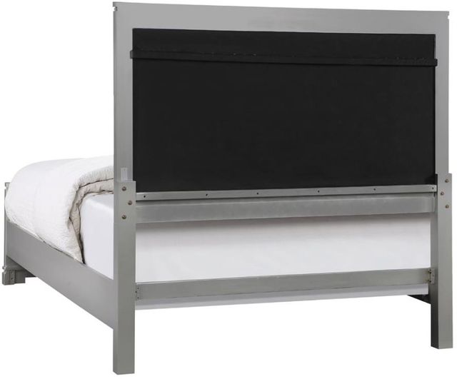 Coaster® Eleanor Metallic Mercury Upholstered Bed-2