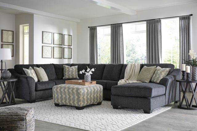 Signature Design by Ashley® Eltmann 4-Piece Slate Right-Arm Facing Sectional and Chaise-4