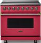 Viking® 5 Series 36" Valentine Pro Style Induction Range with Brushed Brass Trim-0