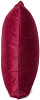 A & B Home Red Velvet Throw Pillow-1