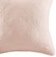 Olliix by Madison Park Quebec 2 Blush 20"x20" Quilted Square Pillow Pair-1