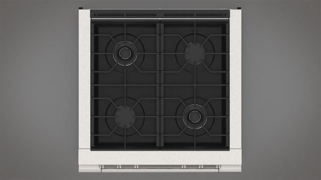 Fulgor Milano® Accento 400 Series 30" Stainless Steel Pro Style Dual Fuel Range-1